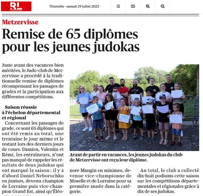 Image de l'actu 'Remise de diplômes vue par le RL'